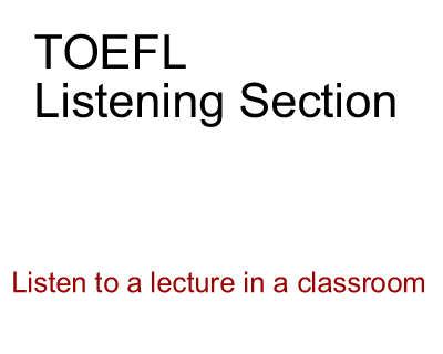 TOEFL Listening Practice Test1